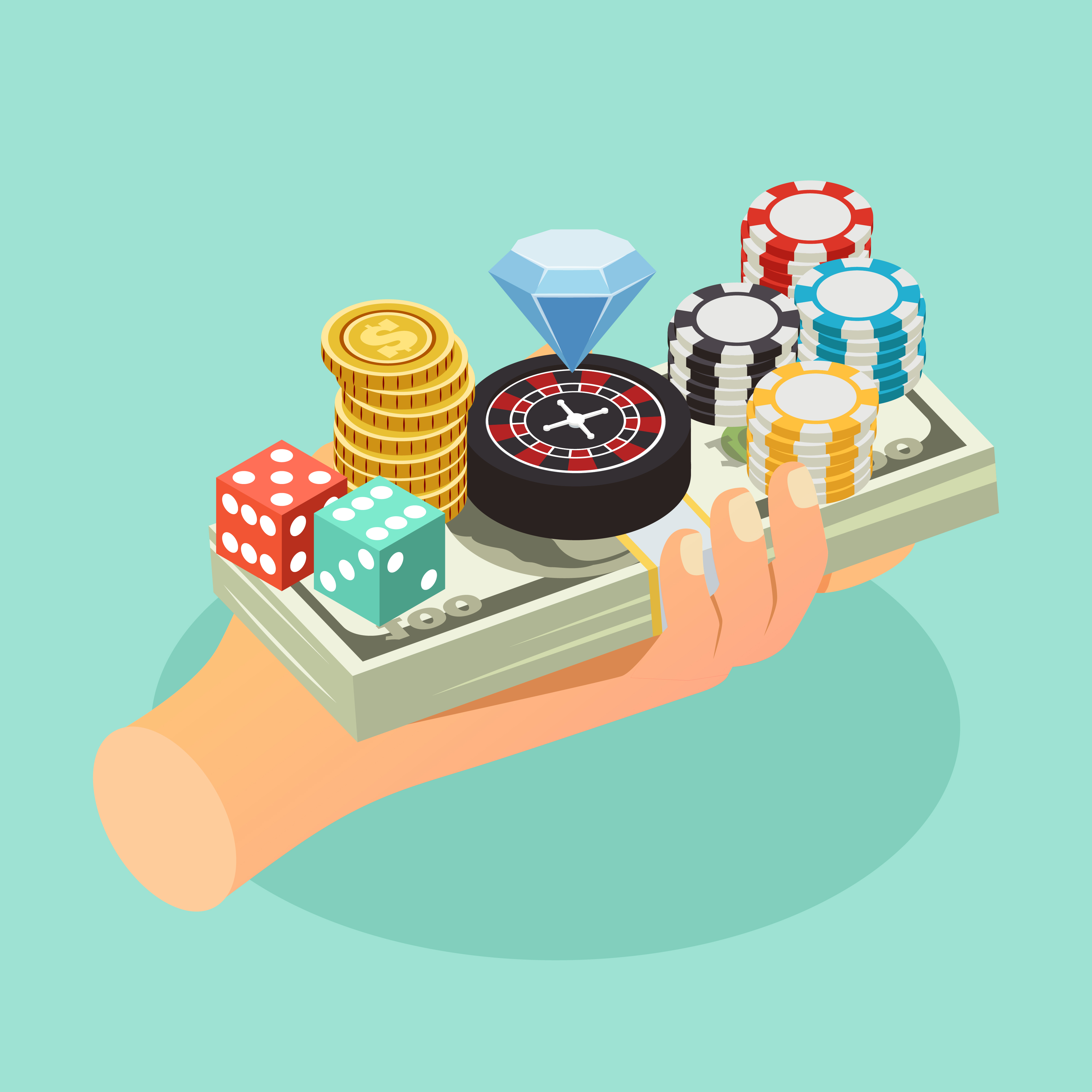 Imagem de um jogo de slot machine